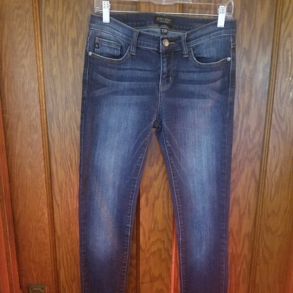 Judy Blue Jeans - Mid-Rise Handsand Skinny Sz 7/28 - Picture 1 of 7